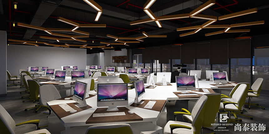 絲路天地 | 750㎡陽光科創寫字樓辦公室裝修工程實景